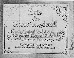 ORAN 011 CARAVENSERAIL 3 PLAQUE COMMEMORATIVE